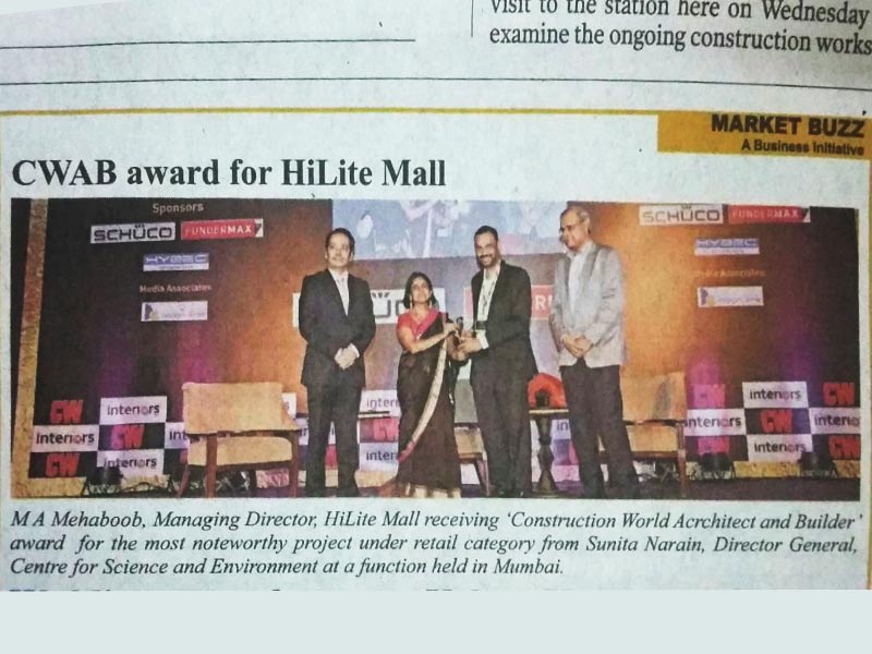 CWAB award for HiLITE Mall