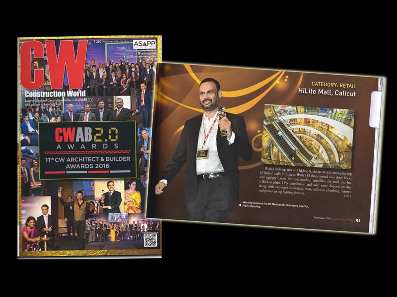 HiLITE Mall features in the September 2016 issue of CW Magazine