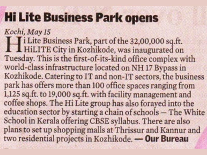 Mega mall coming up in Kozhikode