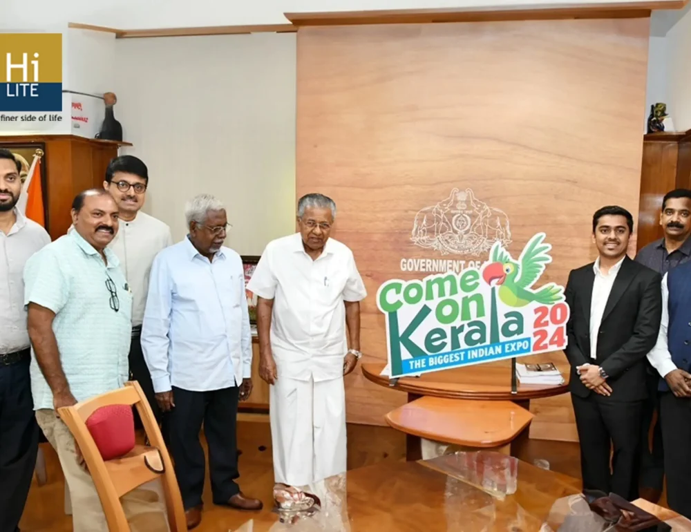 Chief Minister Pinarayi Vijayan unveiled the captivating logo of the 6th edition of ‘Gulf Madhyam Comeon Kerala’