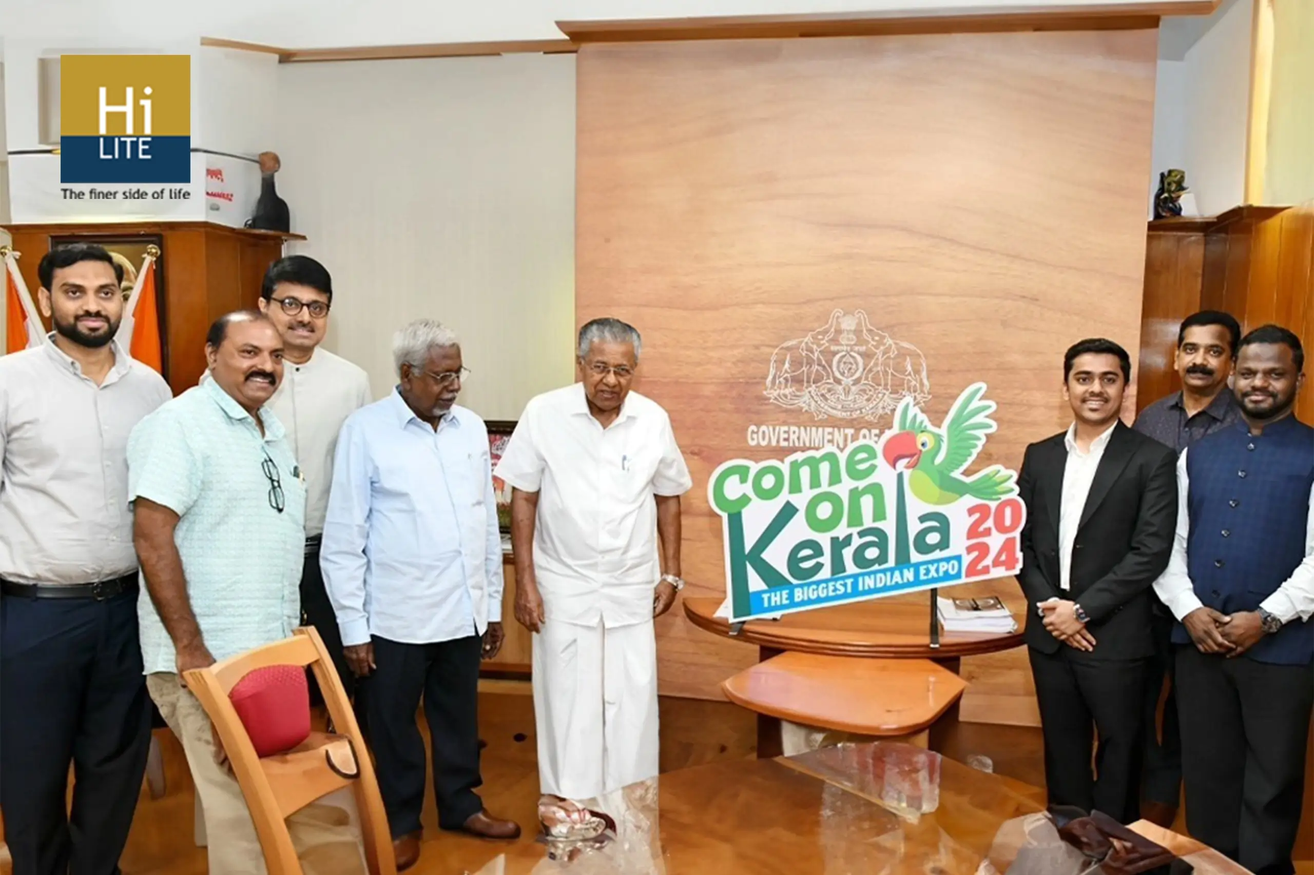 Chief Minister Pinarayi Vijayan unveiled the captivating logo of the 6th edition of ‘Gulf Madhyam Comeon Kerala’