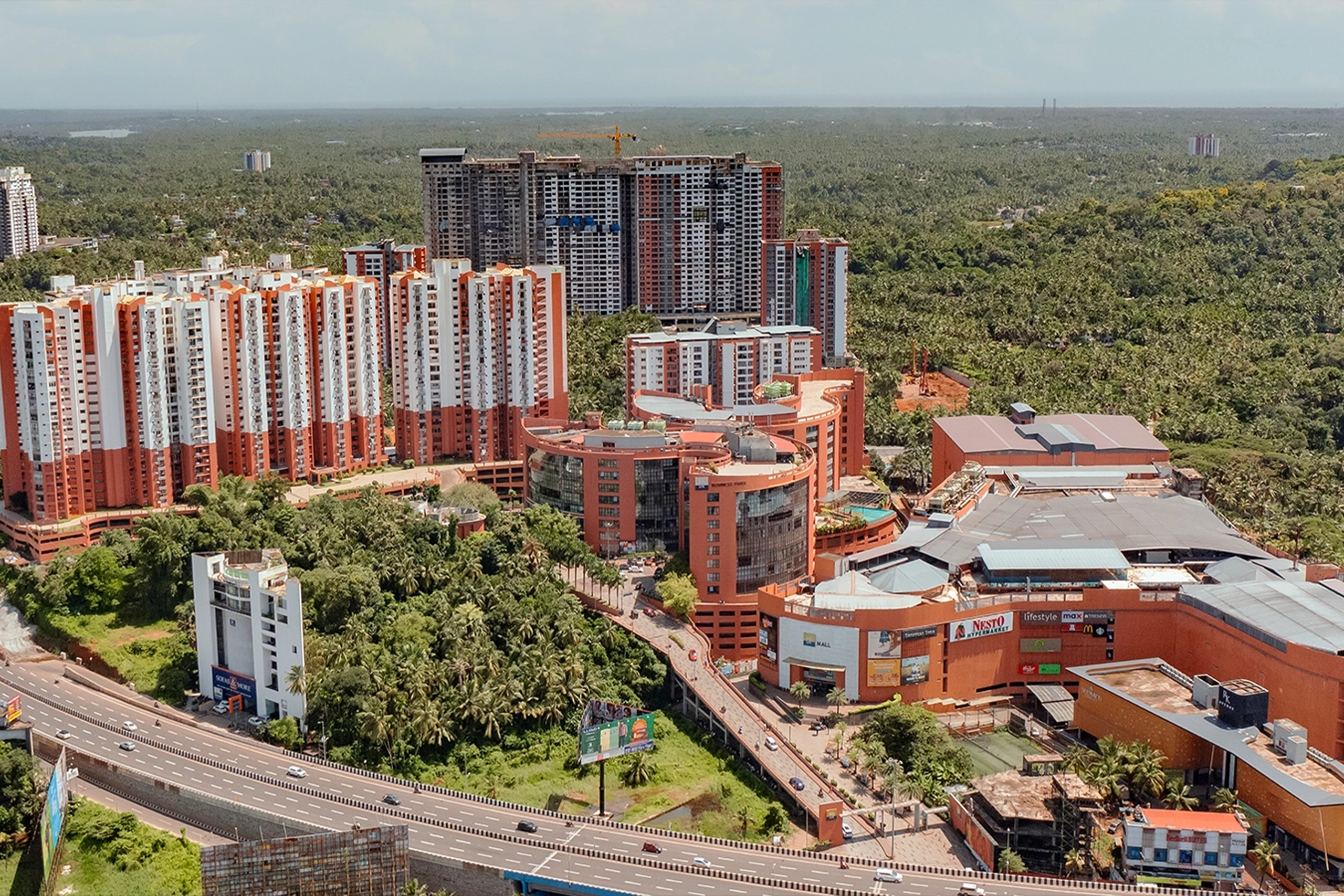 Sky view of HiLITE Olympus