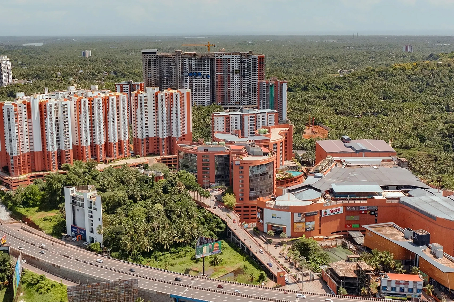 Sky view of HiLITE Olympus